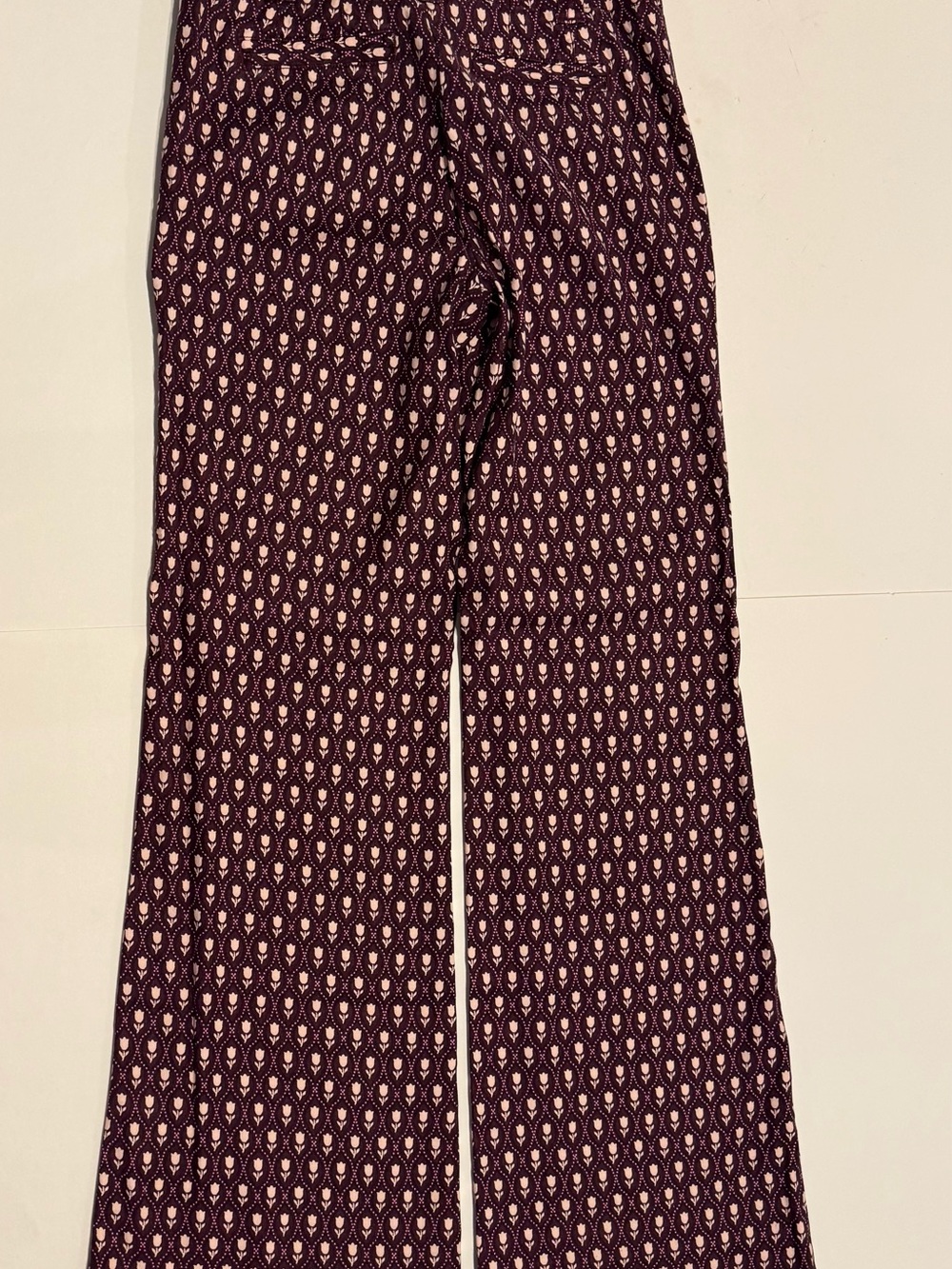 Anthropologie Maeve The Naomi tulip print Wide-Leg Flare Pant - Picture 4 of 9
